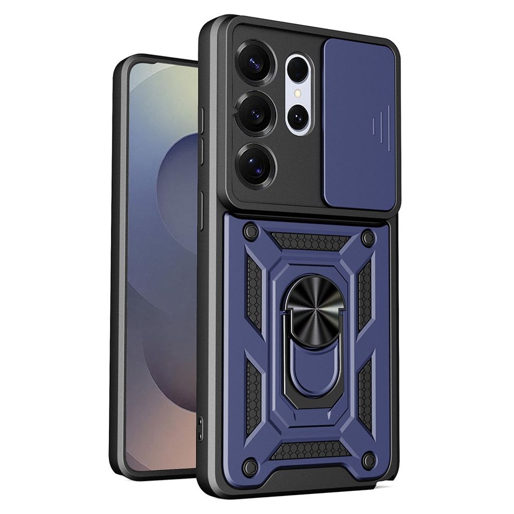 AMORUS Samsung Galaxy S26 Ultra Case Kickstand Lens Cover - Blue — AMORUS