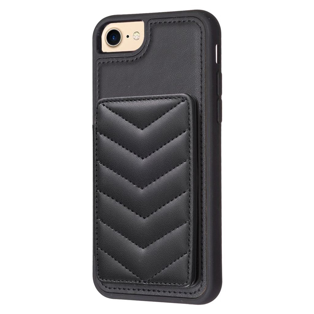 iPhone 6/6s/7/8/SE 2020/2022 Case with Stand - Black — Övrigt