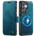CASEME 053 Samsung Galaxy S26 Ultra Wallet Cover MagSafe RFID blocking - Blue — CASEME