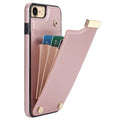 iPhone SE (2022) etc. Case with card holder - Rose Gold