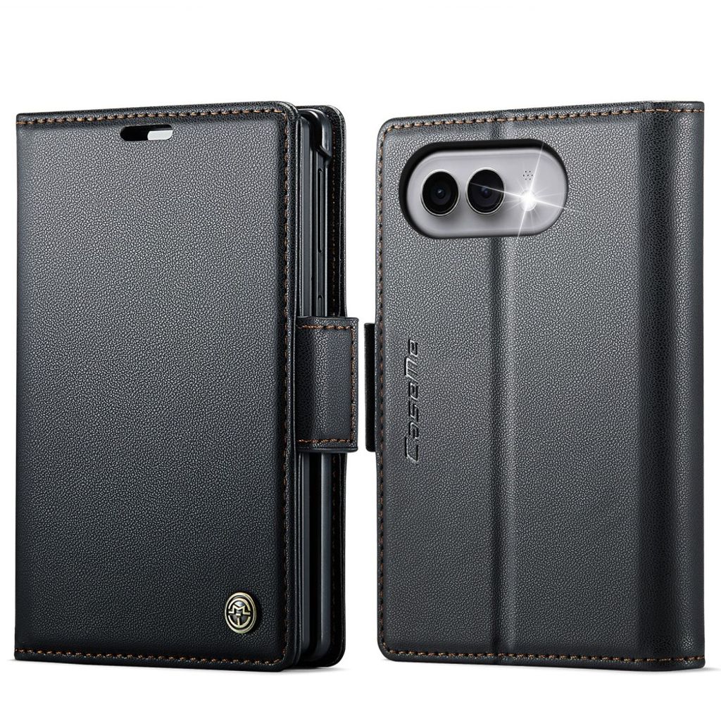 CASEME iPhone Duo Wallet Cover RFID-blocking - Black — CASEME