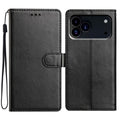 Wallet Cover with Stand PU-leather iPhone 18 Pro, iPhone 17 Pro - Black — Wallet