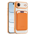 iPhone 17 Air MagSafe Case Detachable Card Holder - Orange