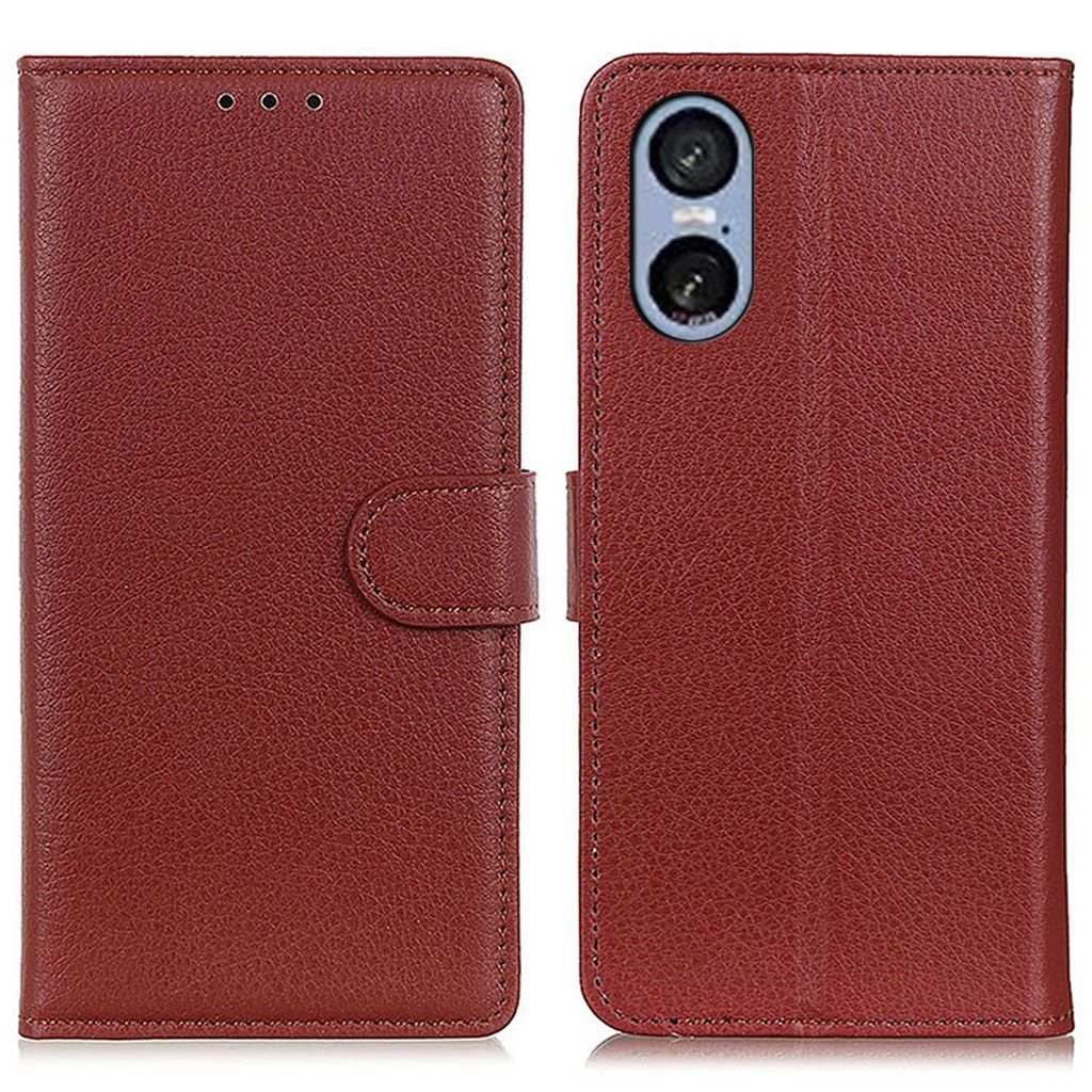 Sony Xperia 5 VI Wallet Cover - Brown — Sony