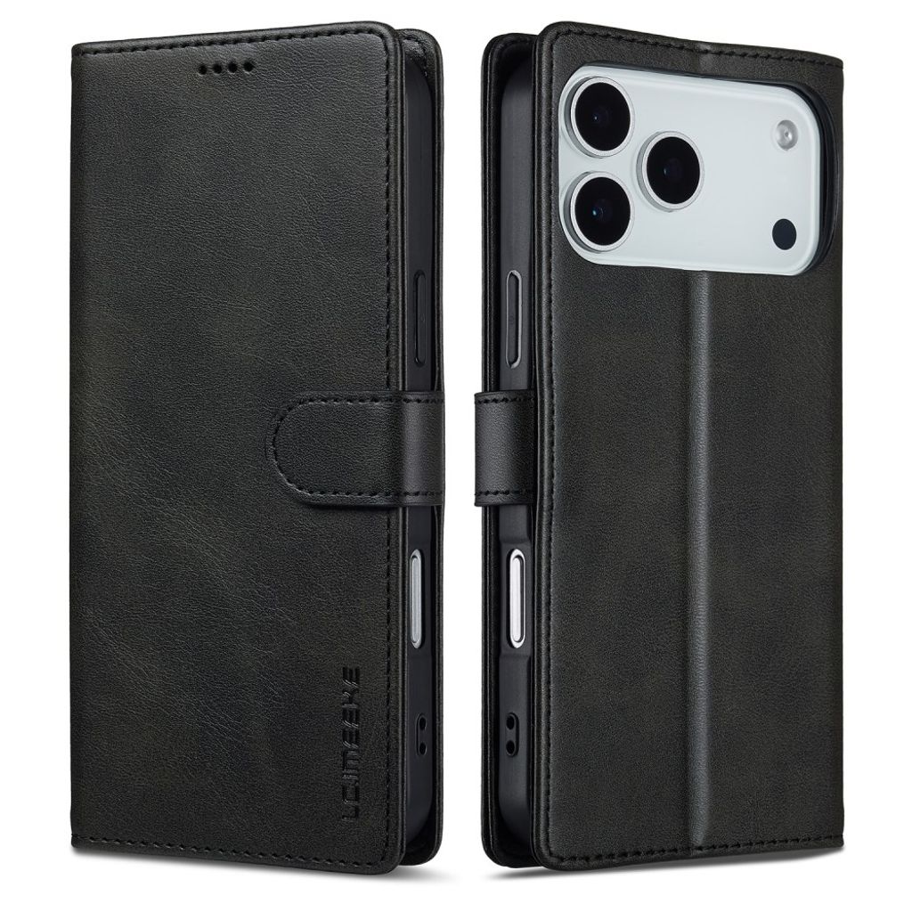 LC.IMEEKE iPhone 18 Pro Max / 17 Pro Max Wallet Cover - Black