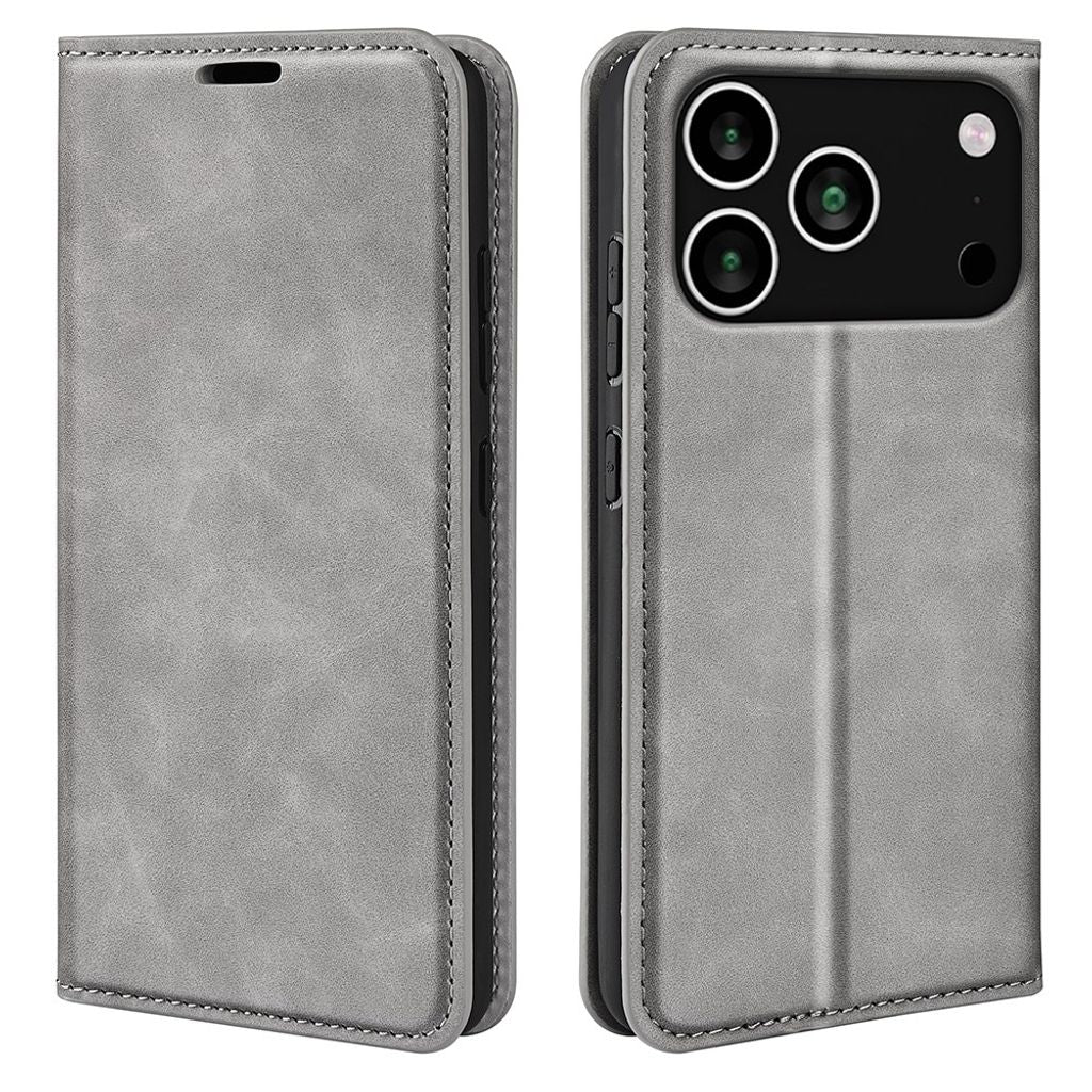 iPhone 18 Pro/17 Pro Wallet Cover - Grey — Övrigt