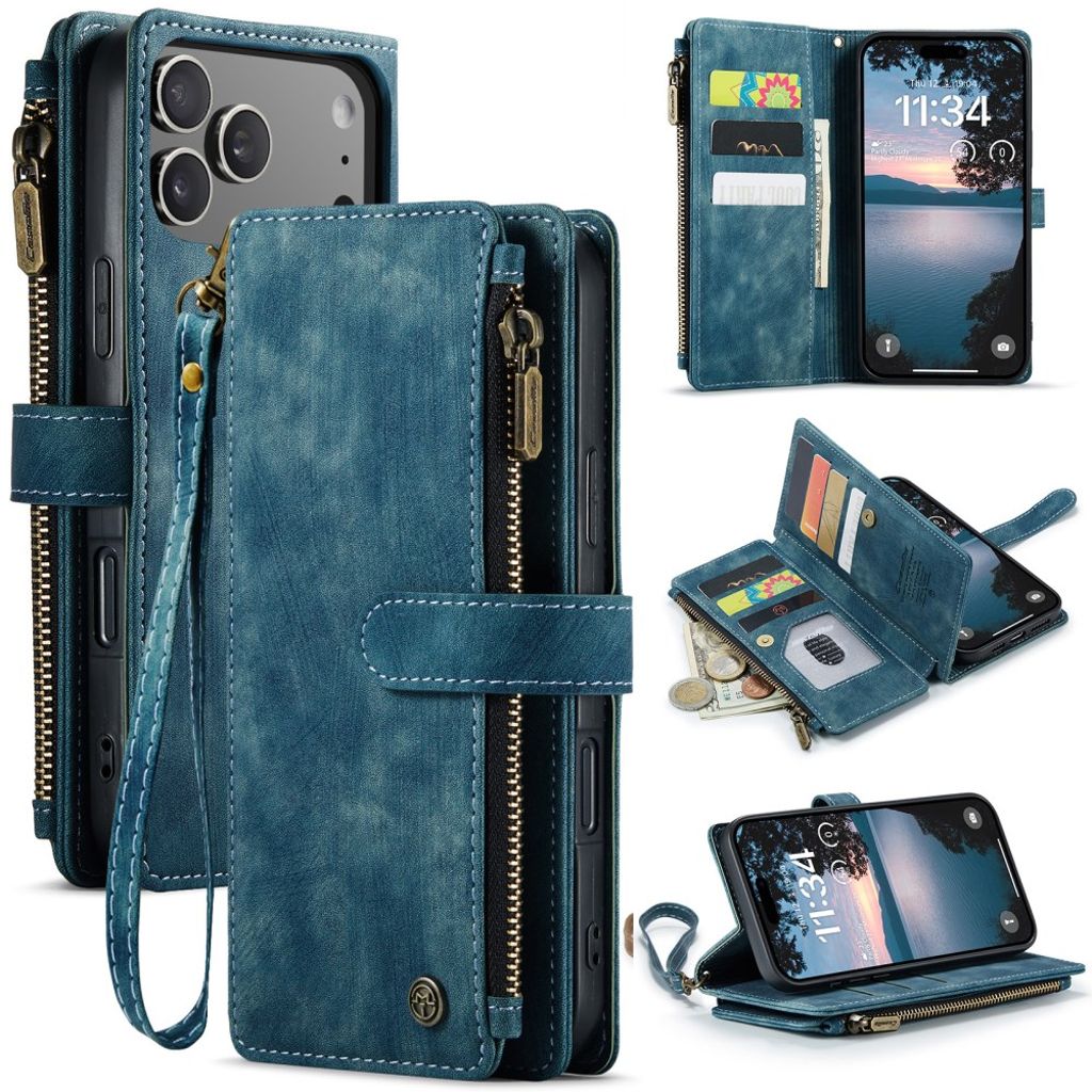 CASEME iPhone 17 Pro Max Cover with Stand - Blue