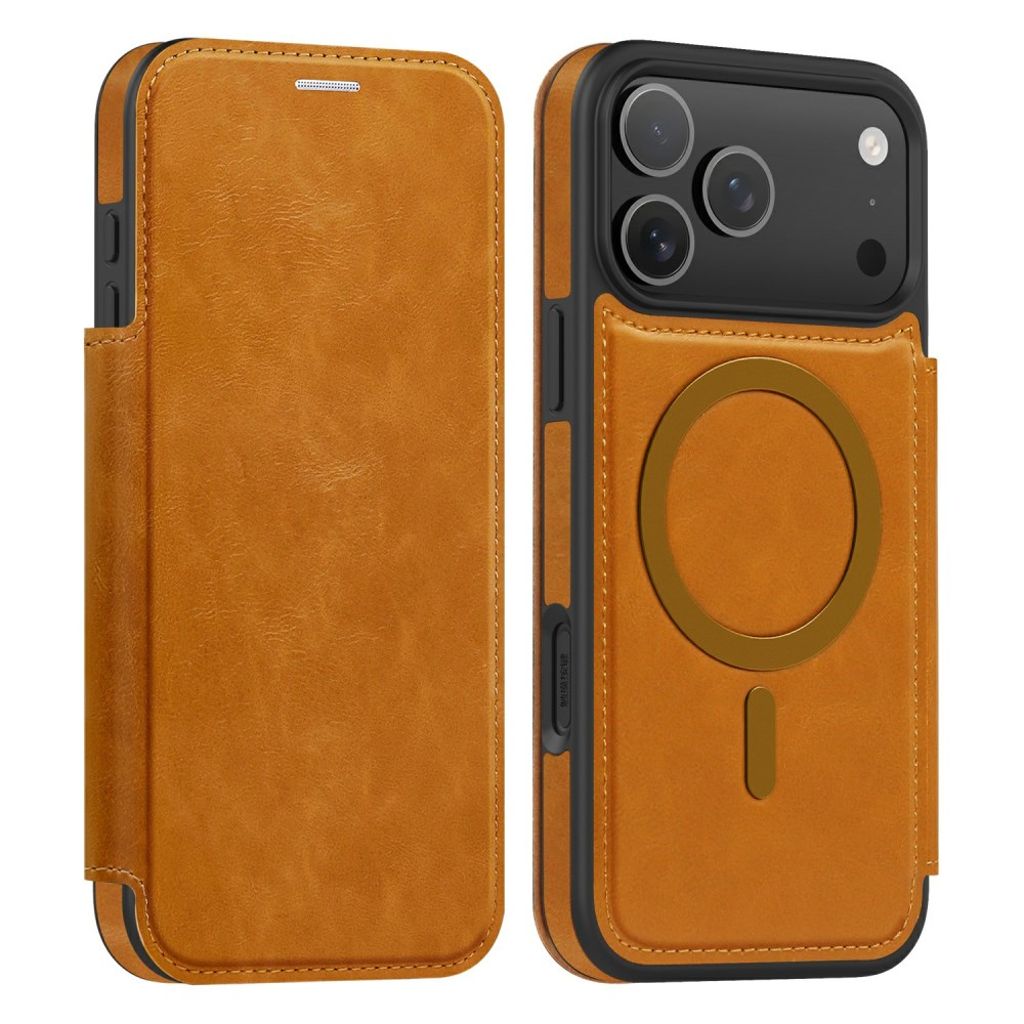 iPhone 17 Pro MagSafe Cover with Card Slots - Brown — Övrigt
