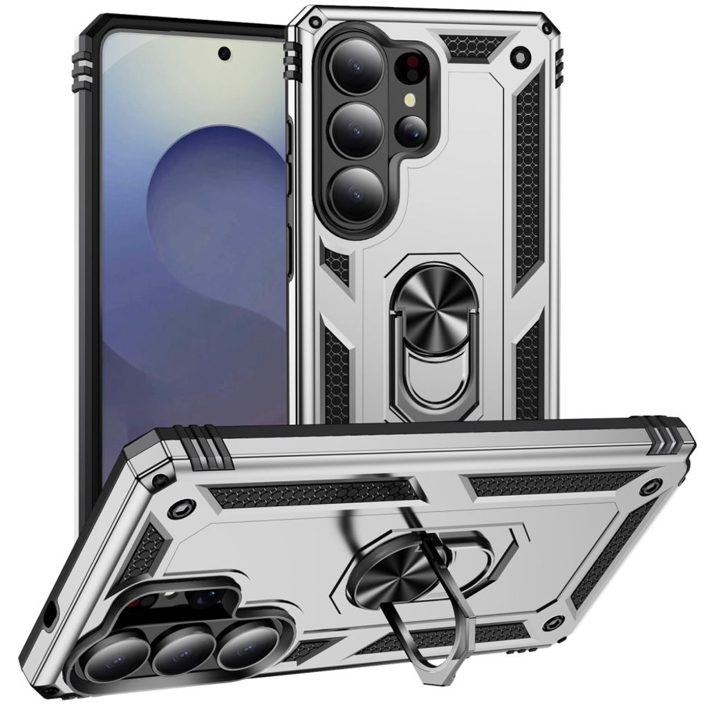Samsung Galaxy S26 Ultra Case Kickstand - Silver