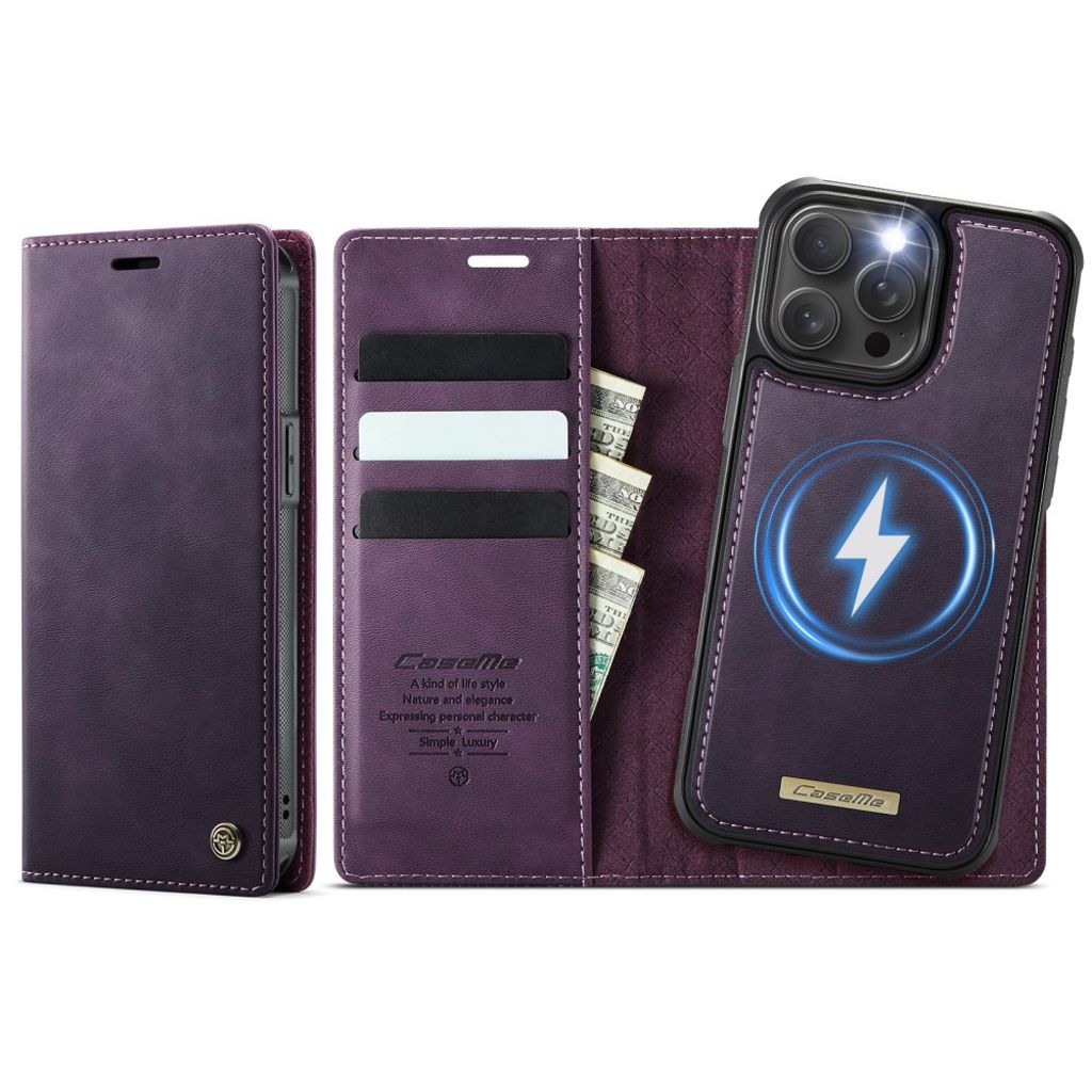 CASEME iPhone 15 Pro Max Cover with MagSafe - Purple