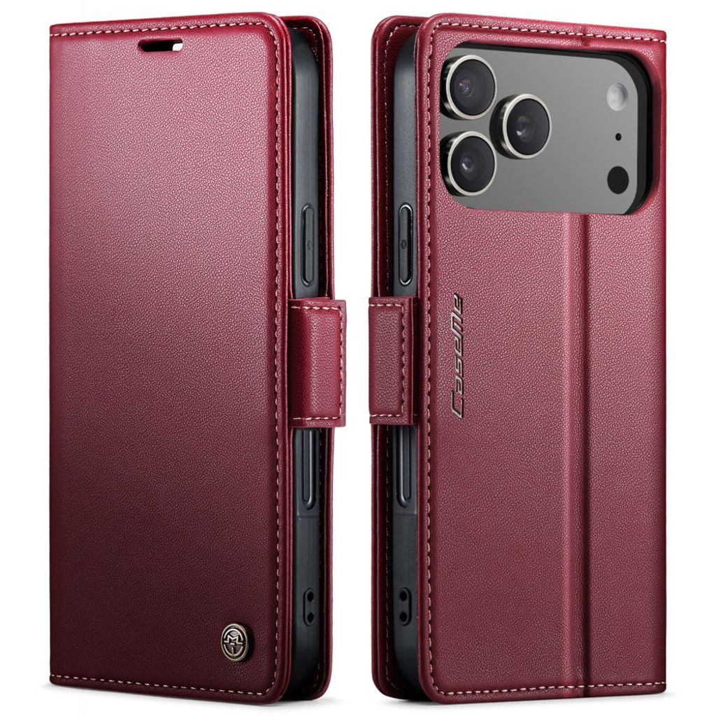 CASEME iPhone 17 Pro Cover with Card Slots - Red