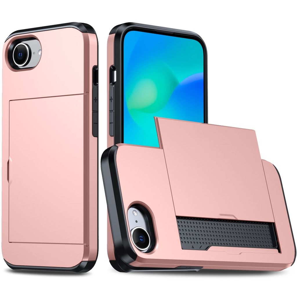 iPhone 17e/16e Case with Cardholder - Black — Övrigt