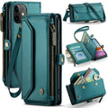 CASEME iPhone 11 Cover with 10 Card Slots - Green