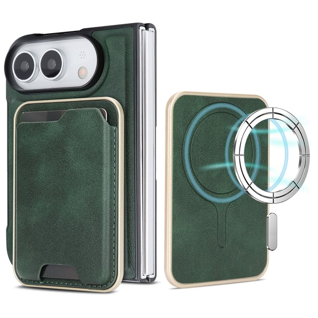 iPhone Duo MagSafe Case with Detachable Card Holder - Green — Övrigt
