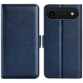 iPhone Air Wallet Cover in calf texture - Blue