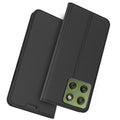 Motorola Edge 70 5G Wallet Cover Card Holder Stand - Black — Övrigt