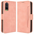 OnePlus Nord CE4 Lite 5G / Oppo K12x 5G Wallet Cover with extra card holder - Pink