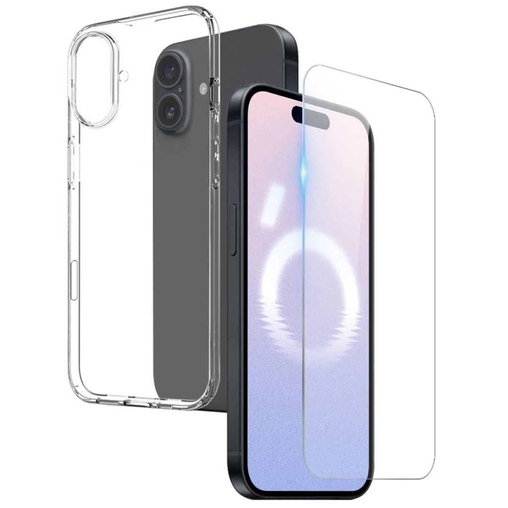 NORTHJO iPhone 16 Case + Screen Protector - Transparent — NORTHJO