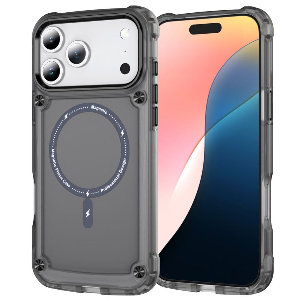 iPhone 17 Pro MagSafe compatible Case - Transparent Black