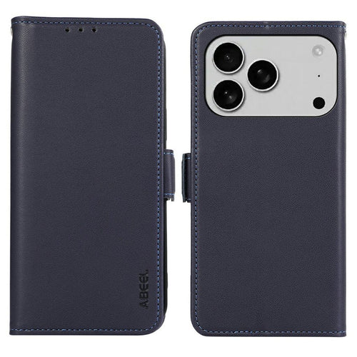 ABEEL iPhone 18 Pro Max/17 Pro Max Wallet Cover RFID Blocking - Blue — ABEEL